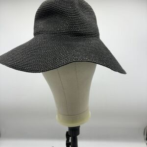 Eric Javits Wide Brim Sun Hat in Black